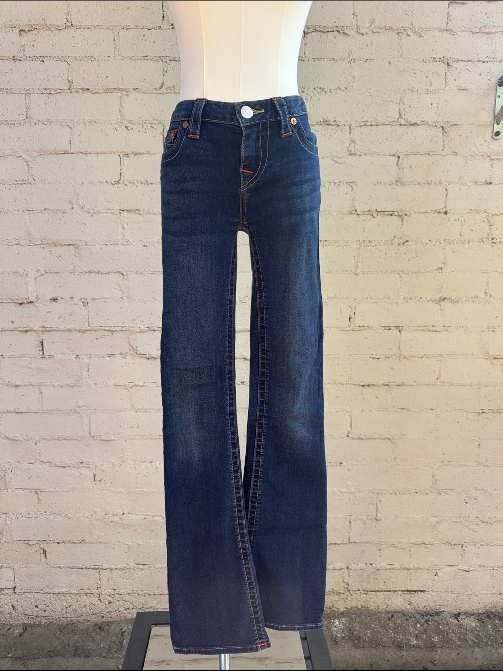 True Religion Becca Mid Rise Bootcut Jeans Indigo Size 25 - Picture 4 of 16